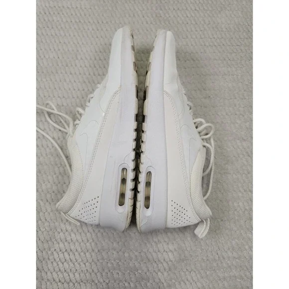 Nike Air Max Thea Womens 9 Sneakers Shoes Triple White 599409 115 - Picture 7 of 10